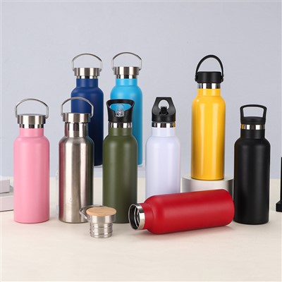 Bagaimana desain katup pada botol air minum stainless steel bermulut kecil?